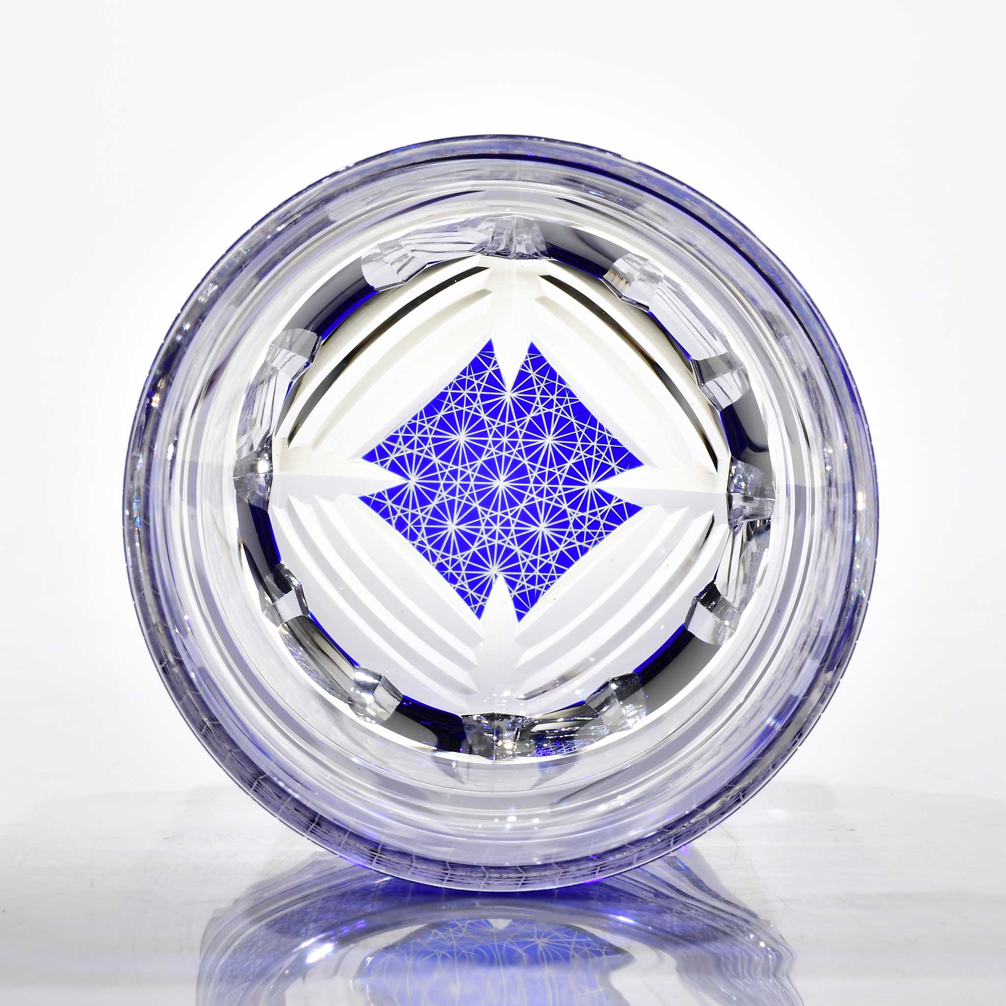Shn-123　華組オールドグラス（瑠璃色）