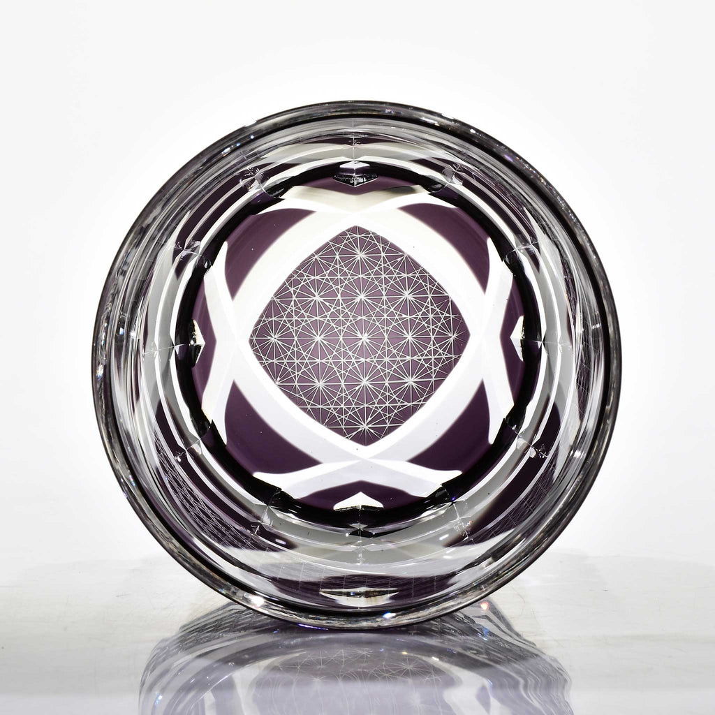 Shn-126　華組オールドグラス（葡萄色）