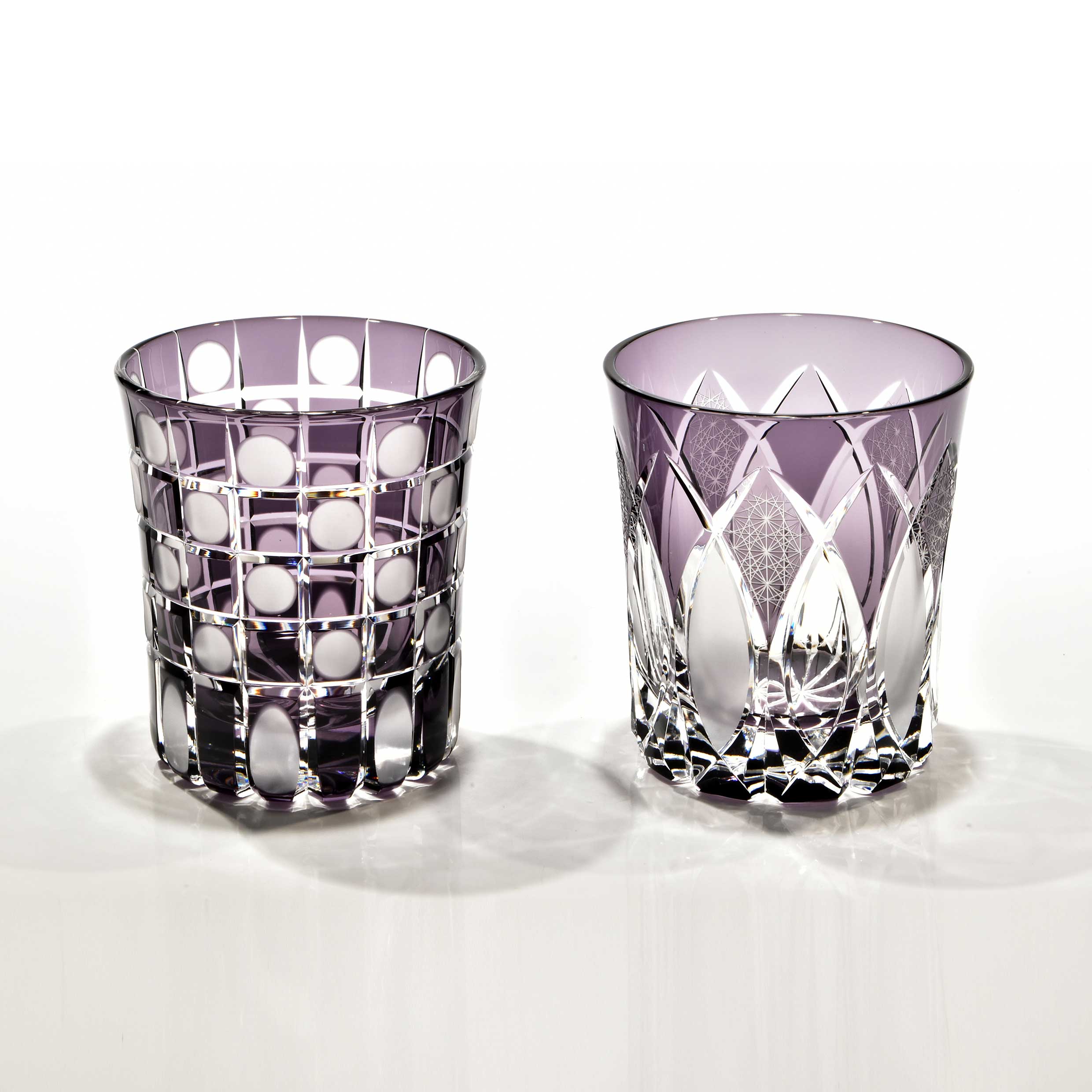 Srg-002　酒グラスセット（葡萄色）