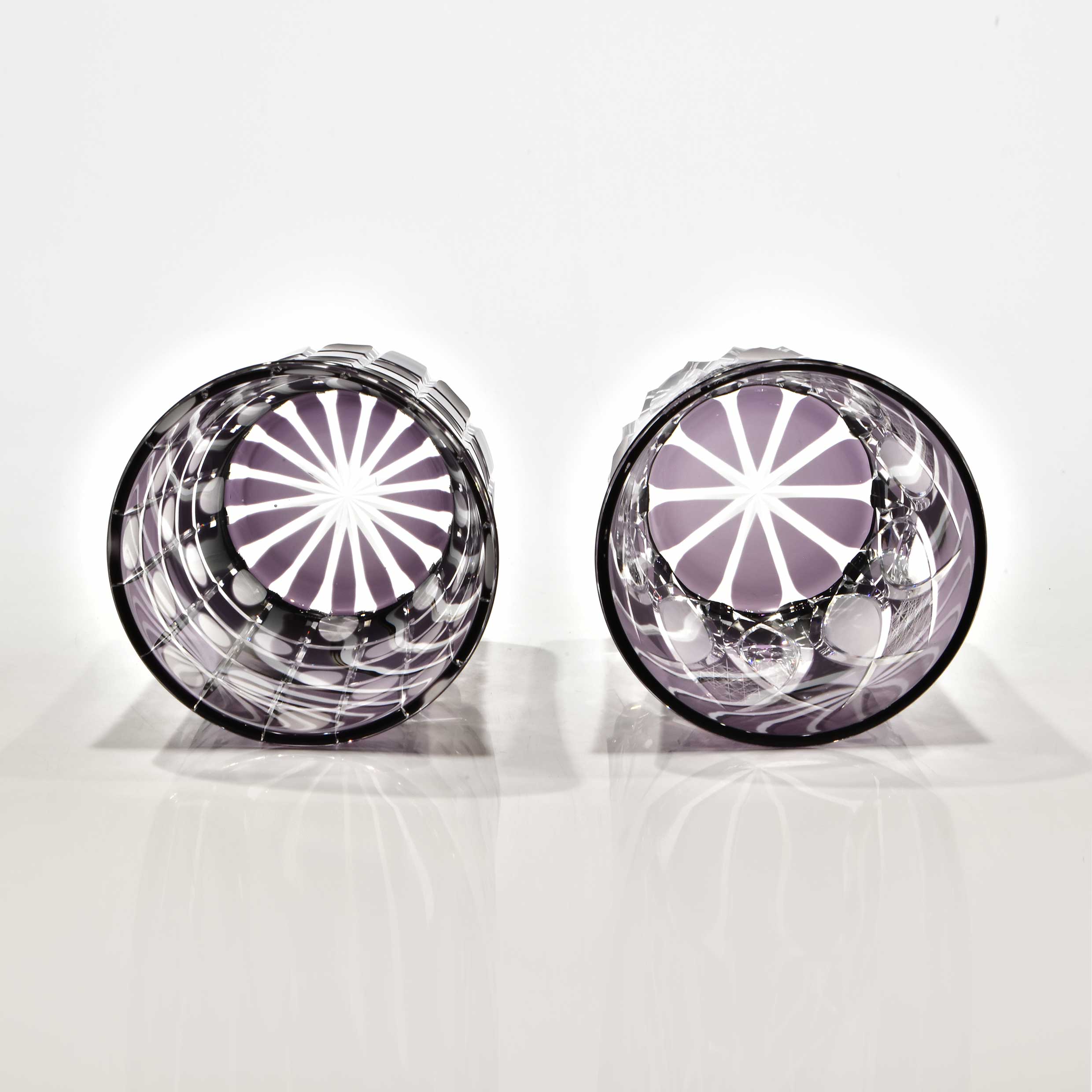 Srg-002　酒グラスセット（葡萄色）