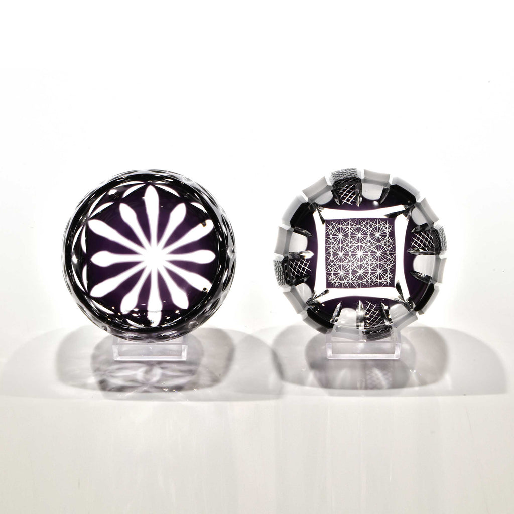 Srg-001　ぐい吞みセット（葡萄色）