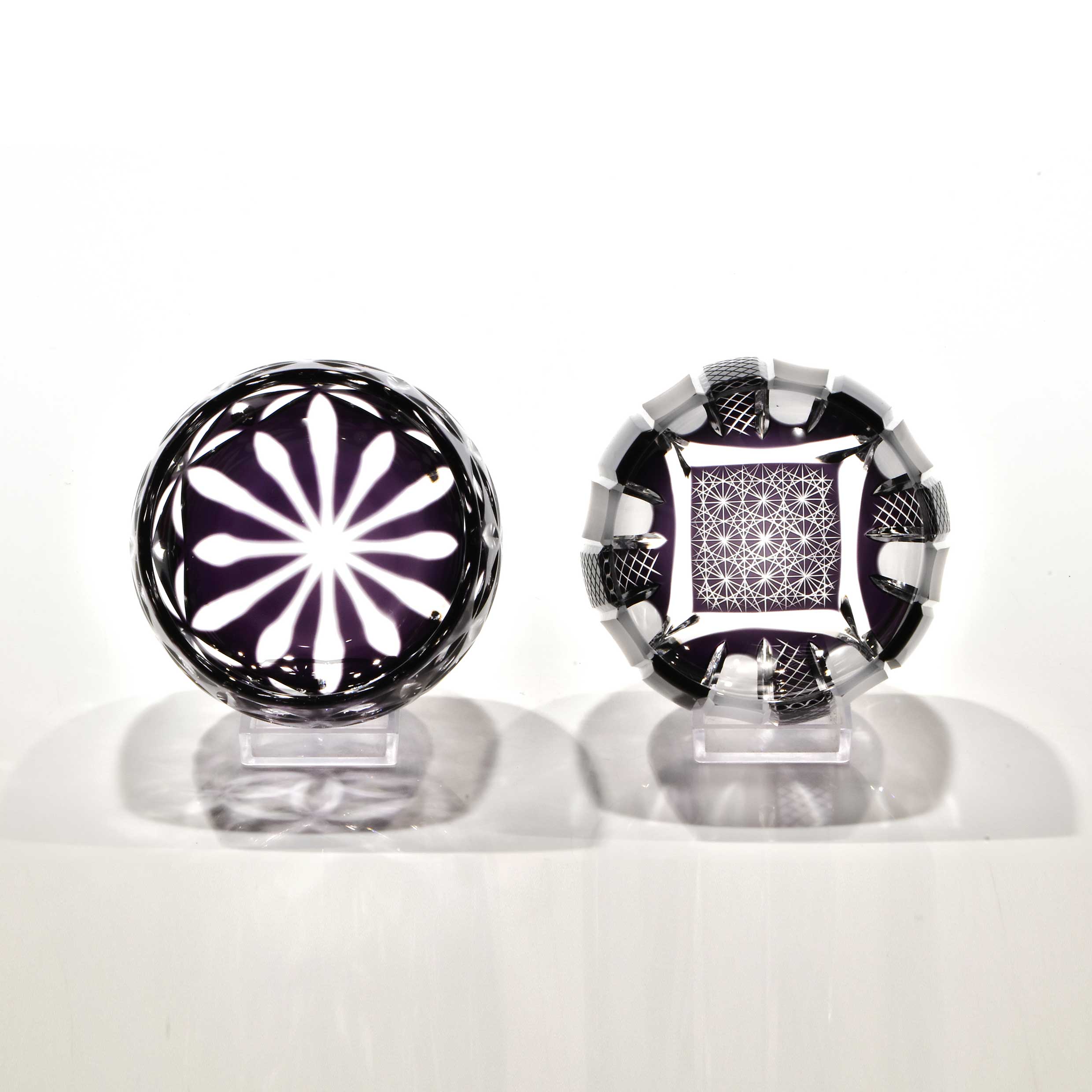 Srg-001　ぐい吞みセット（葡萄色）