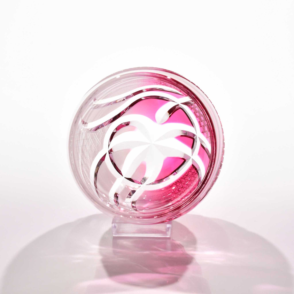 「瑞春（ずいしゅん）」コレクショングラス（桃色・白）