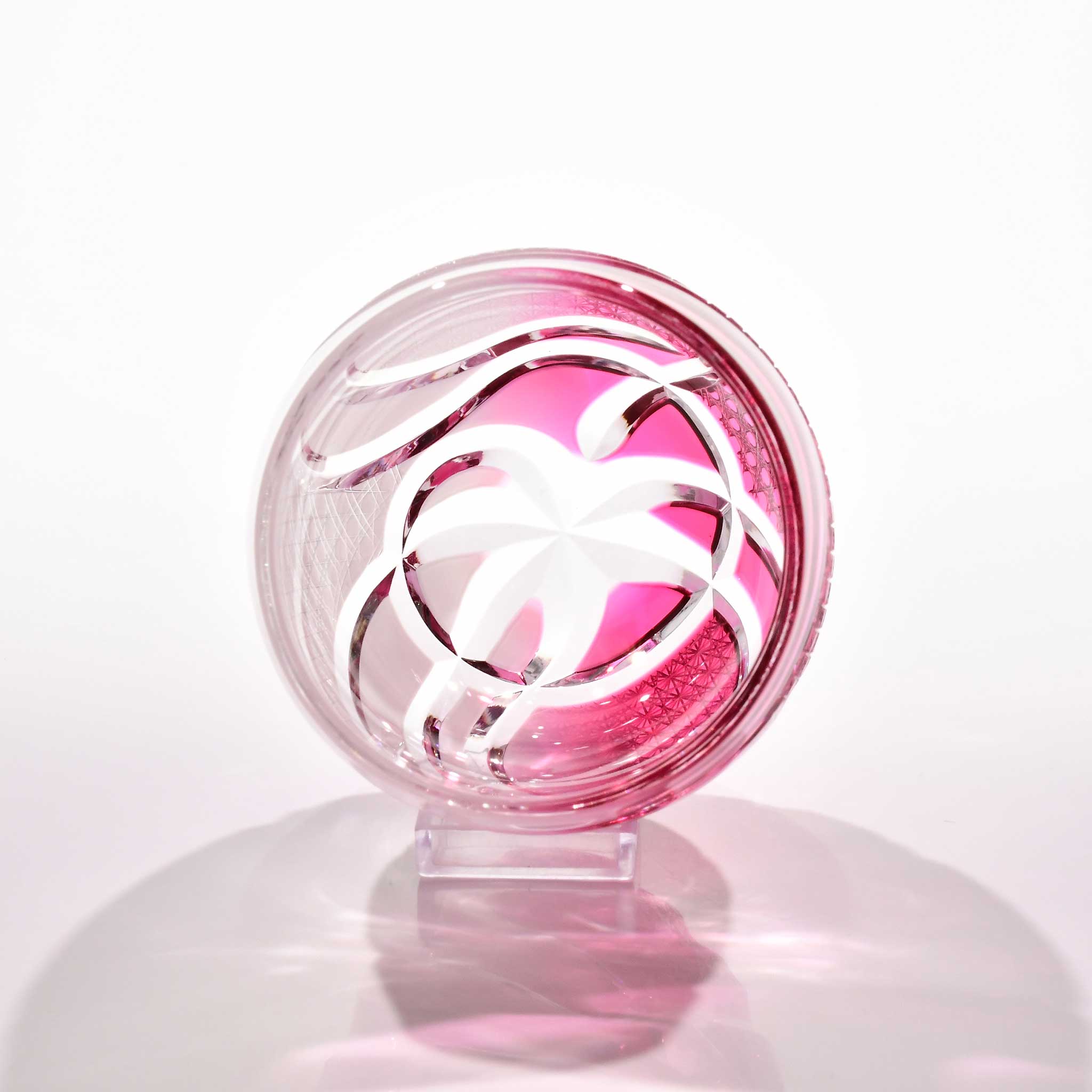 「瑞春（ずいしゅん）」コレクショングラス（桃色・白）