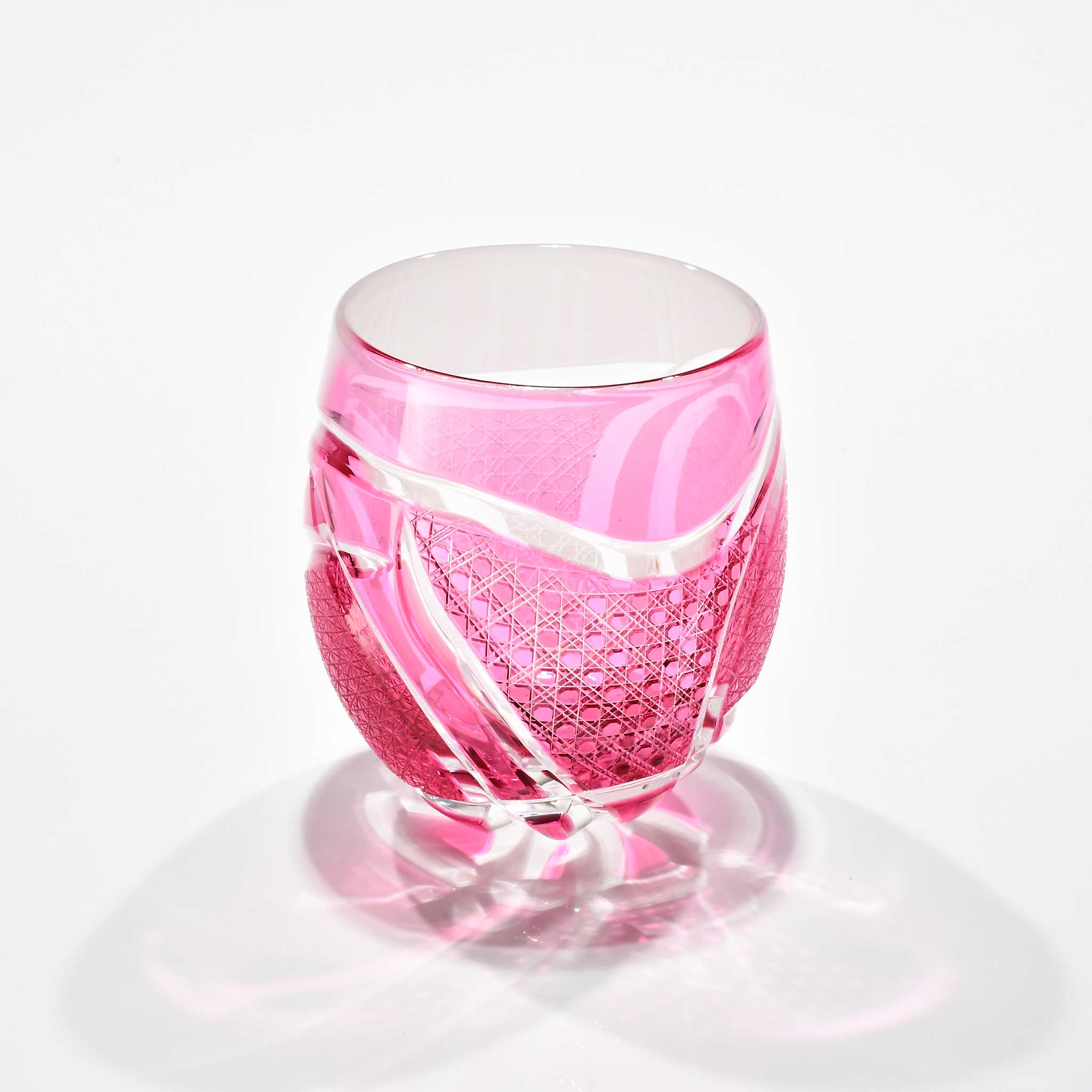 「瑞春（ずいしゅん）」コレクショングラス（桃色・白）