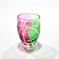 「芽吹」コレクショングラス（ピンク・グリーン）