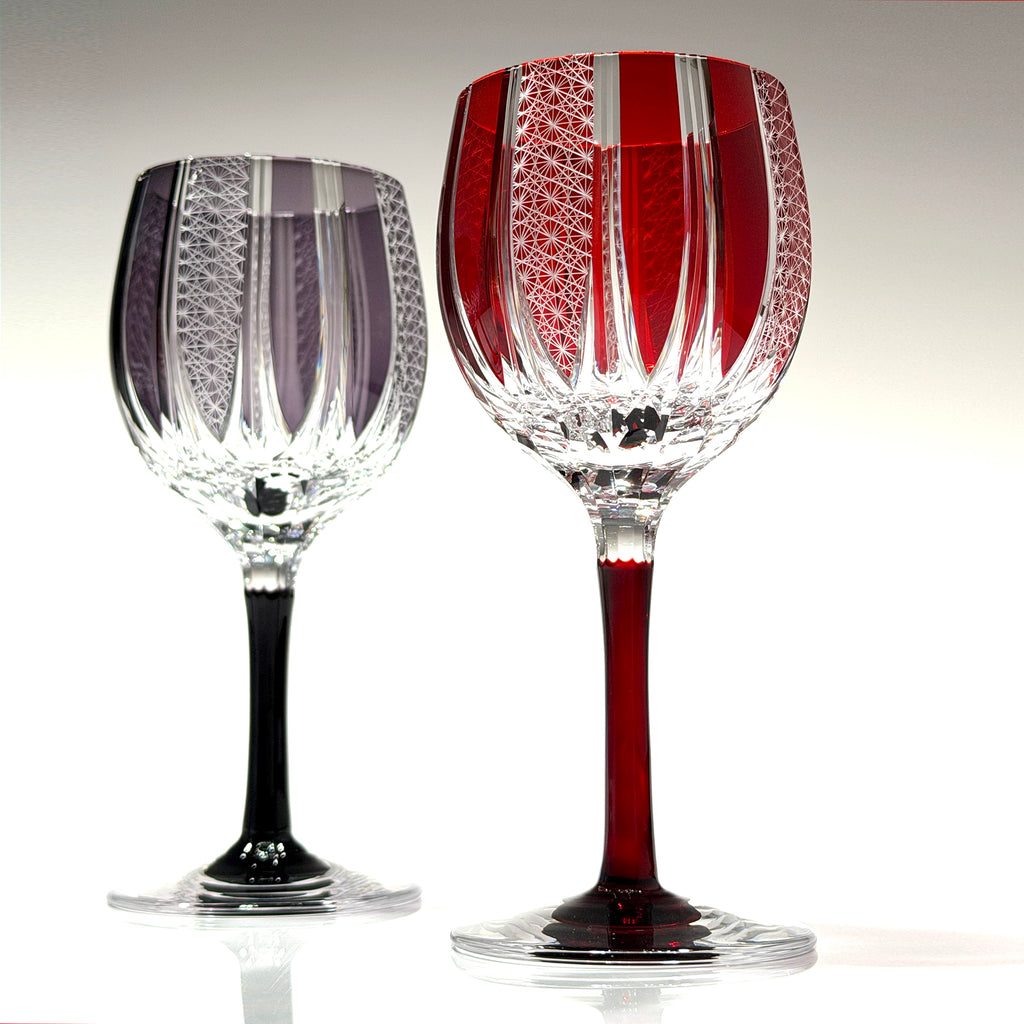 Srg-010 華盃（はなはい）セット（紅色・葡萄色）