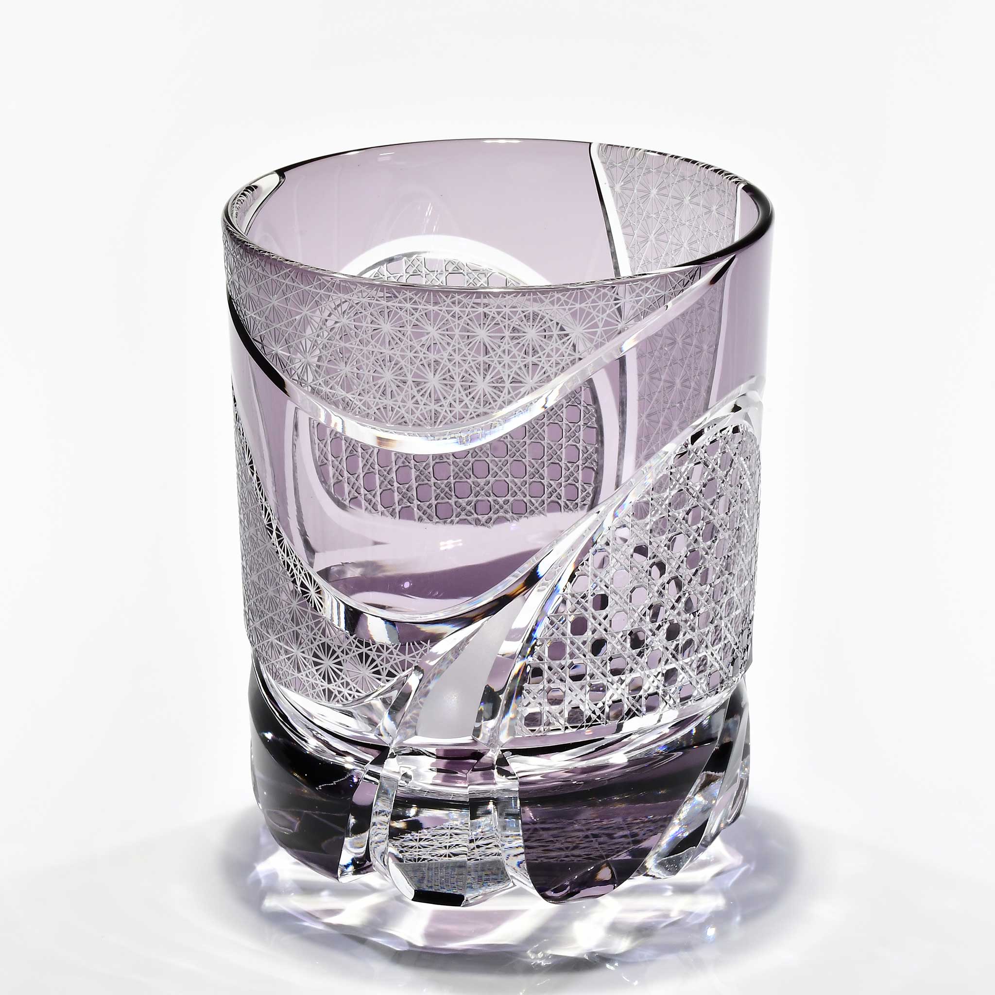 Shn-006　華組オールドグラス（葡萄色）