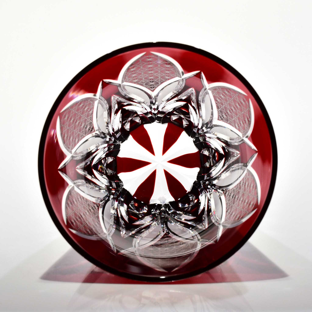 Shn-052　華組　多目的グラス「開華 KAIKA」（紅色）