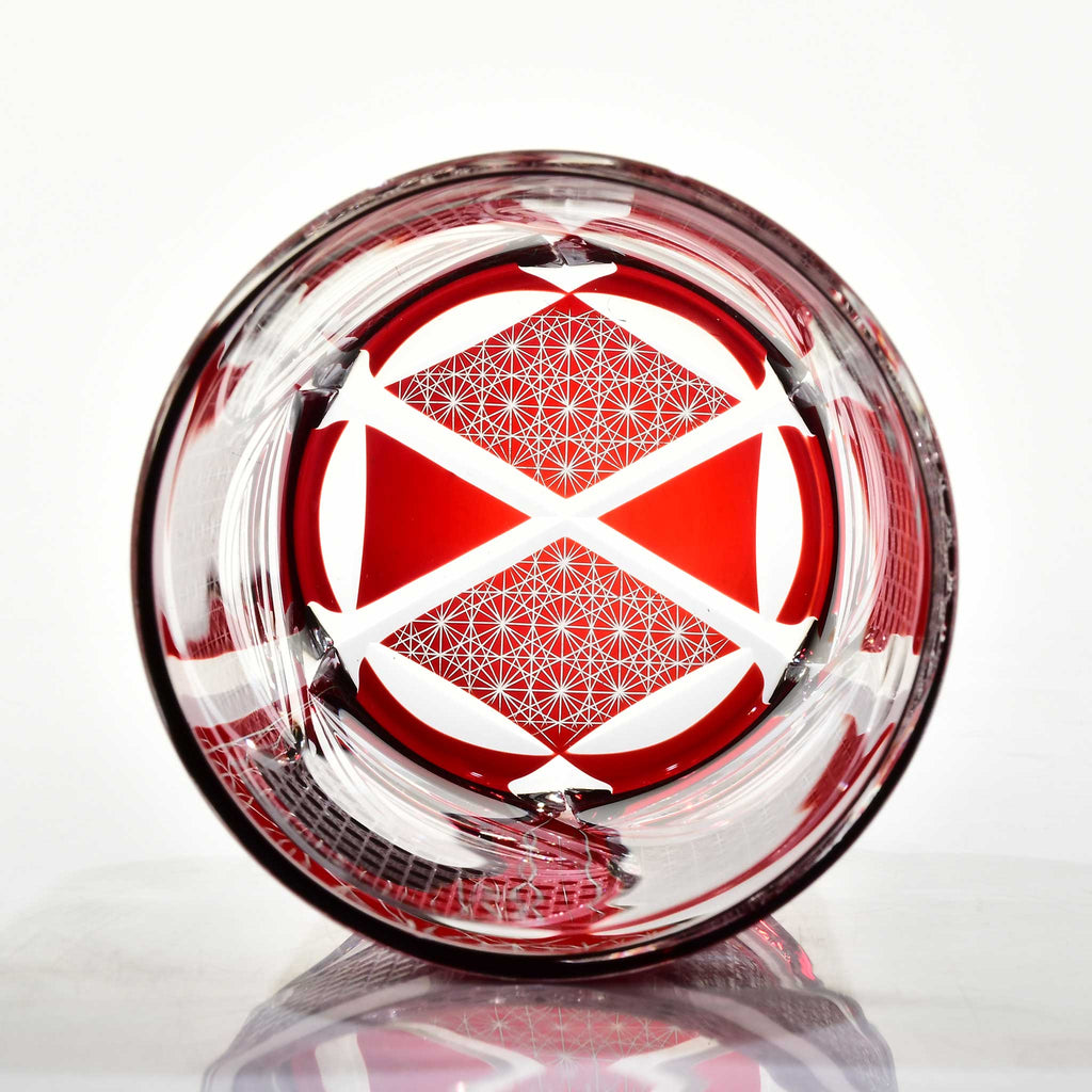 Skt-16　オールドグラス(紅色)　亀戸本店限定
