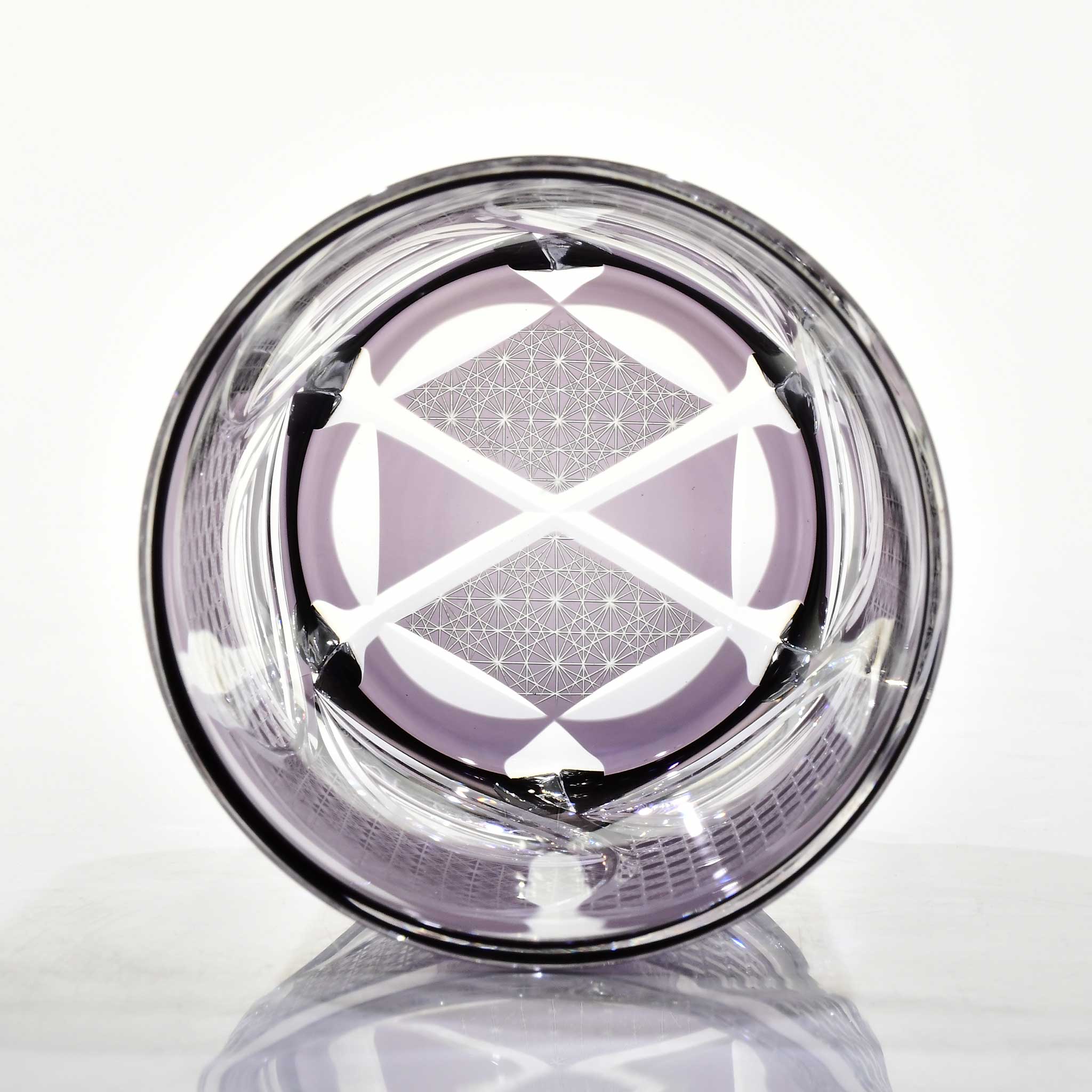 Skt-18　オールドグラス(葡萄色)　亀戸本店限定