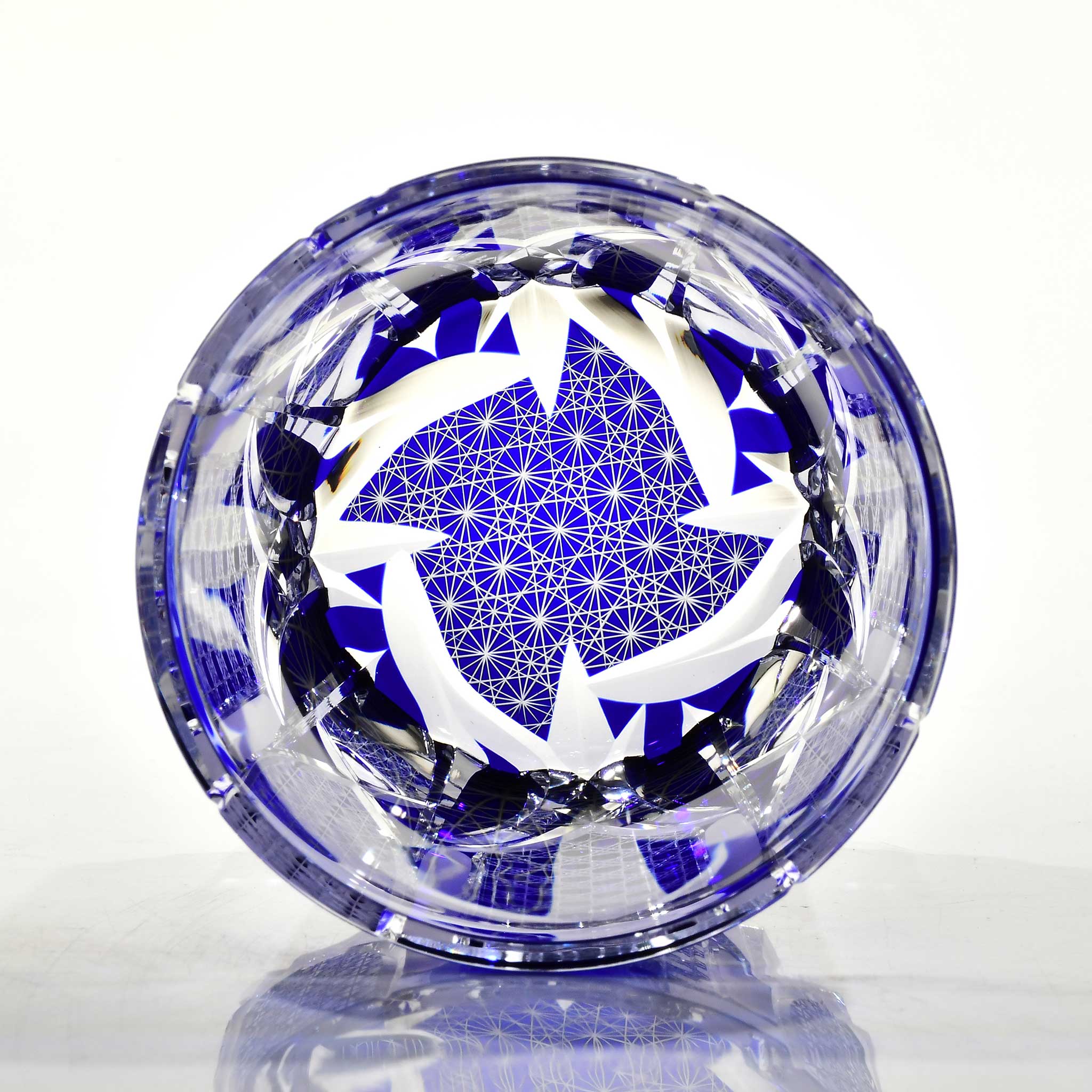 Shn-109　華組オールドグラス（瑠璃色）