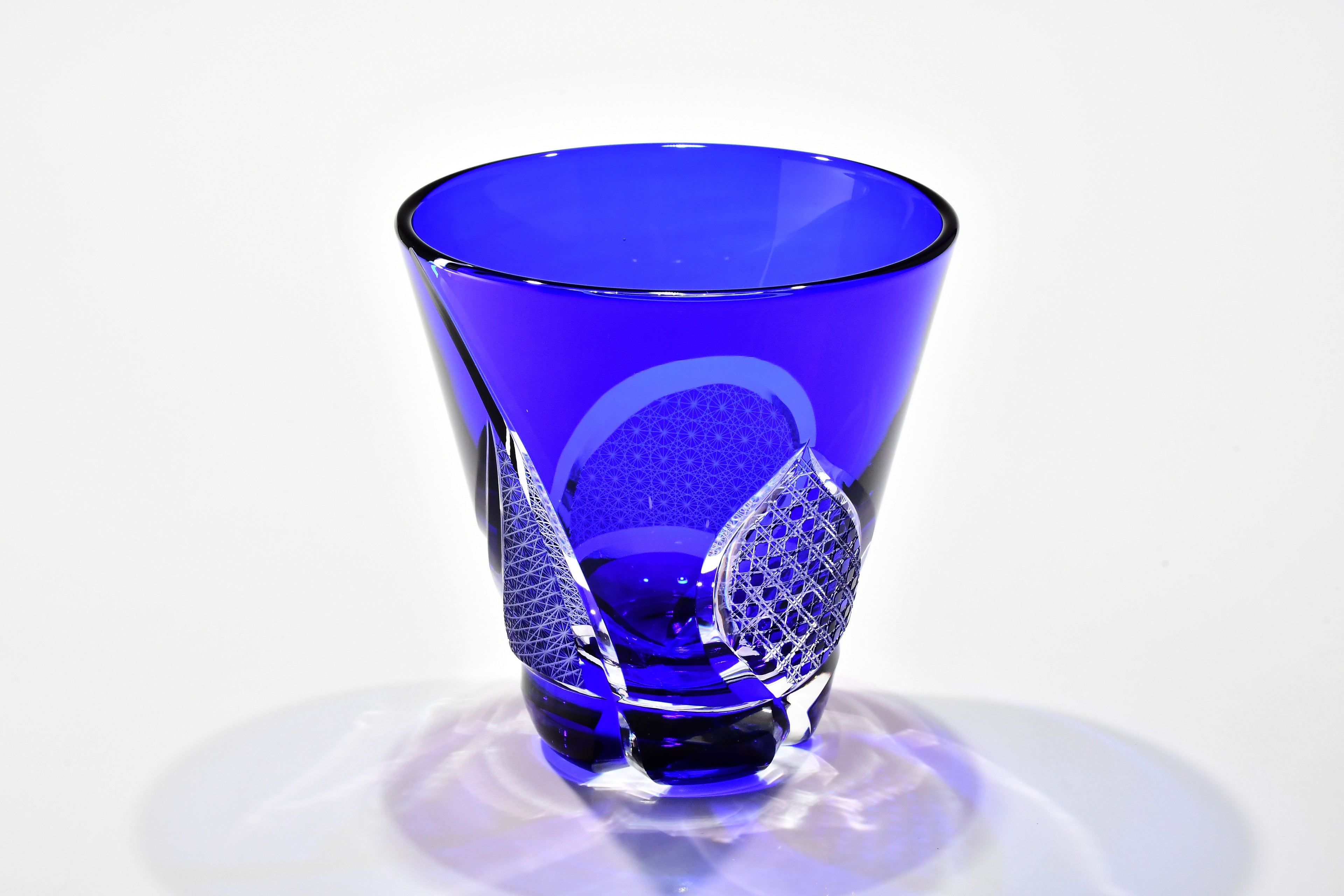 Shn-003　華組　多目的グラス（瑠璃色）