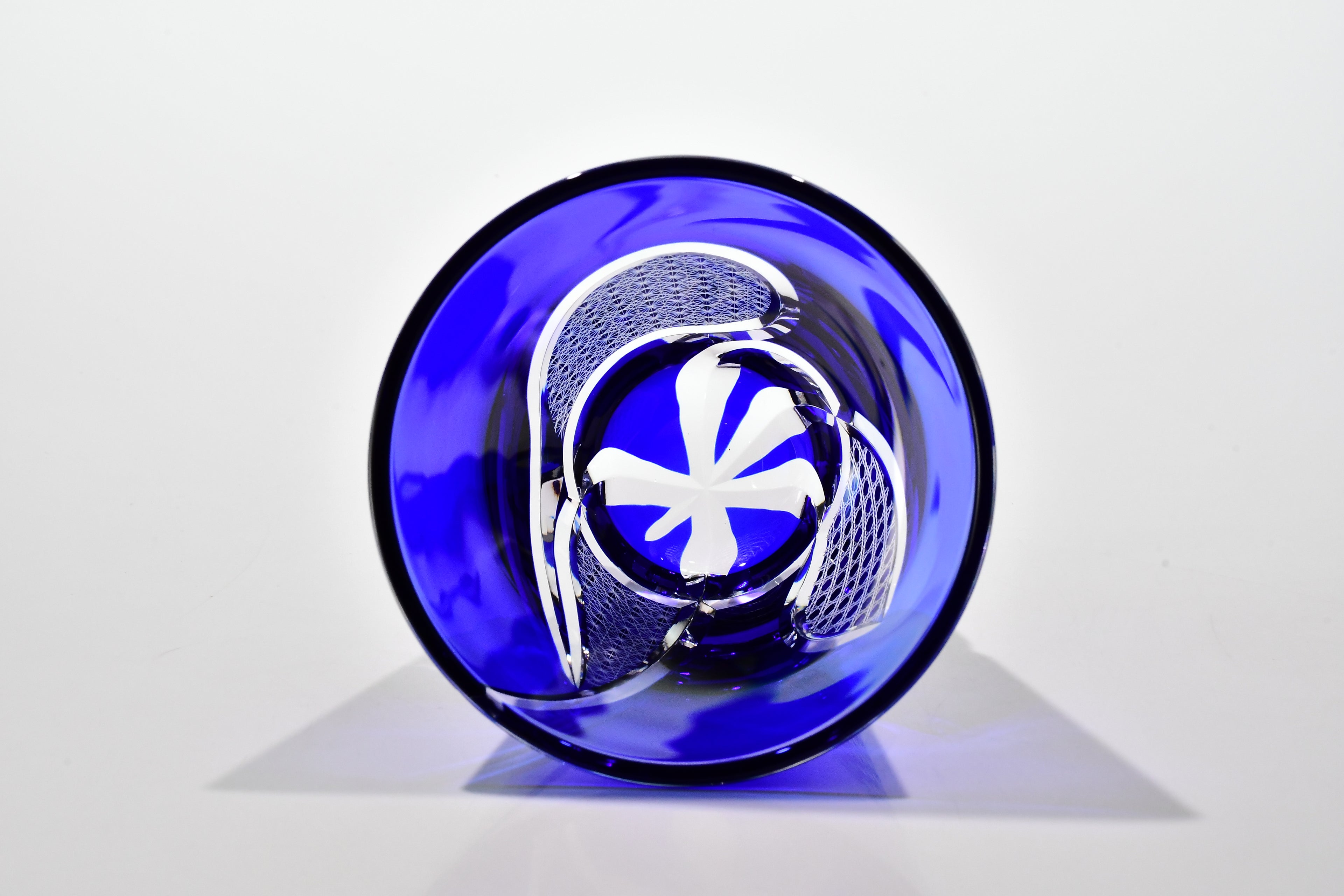 Shn-003　華組　多目的グラス（瑠璃色）