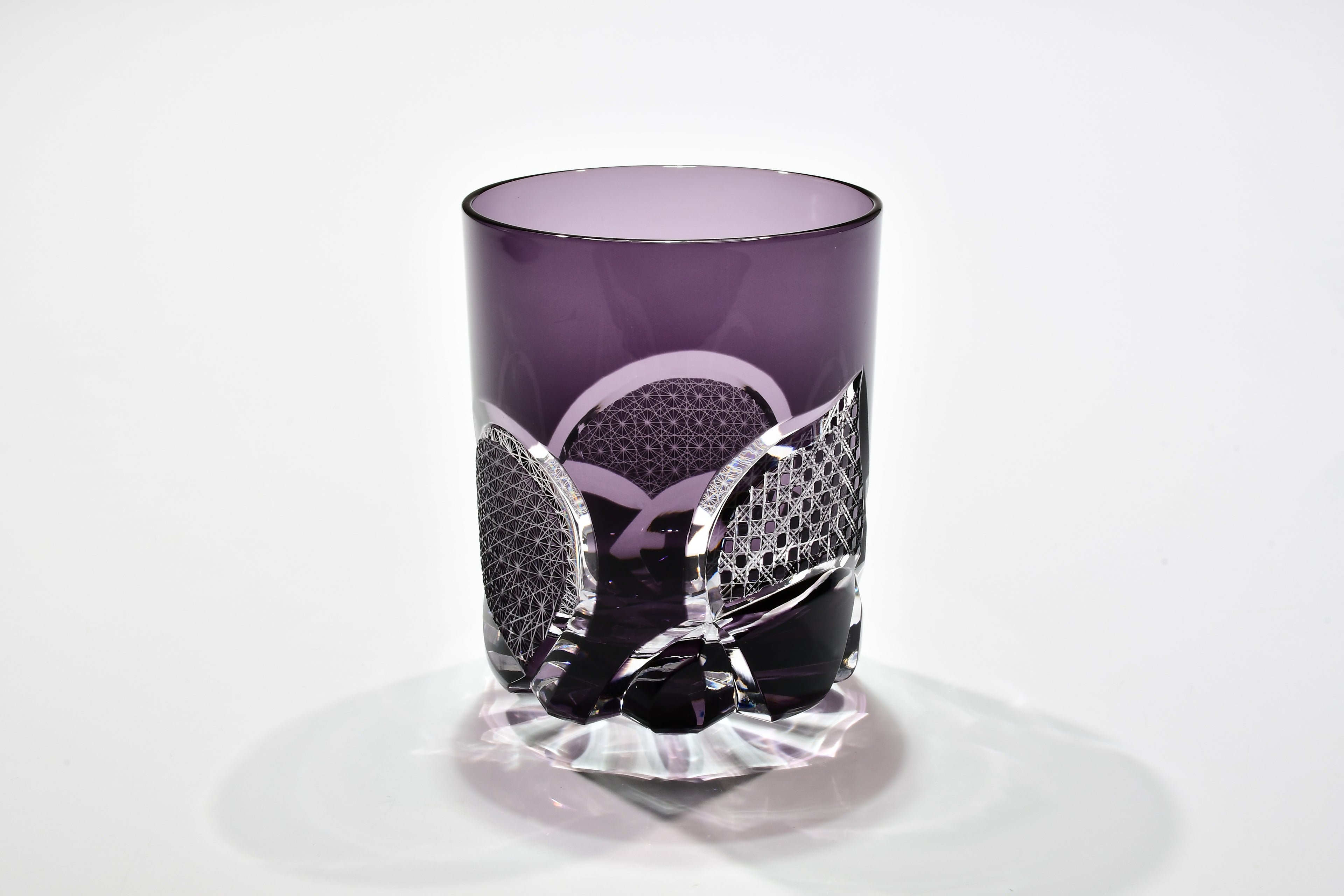 Shn-006　華組オールドグラス（葡萄色）