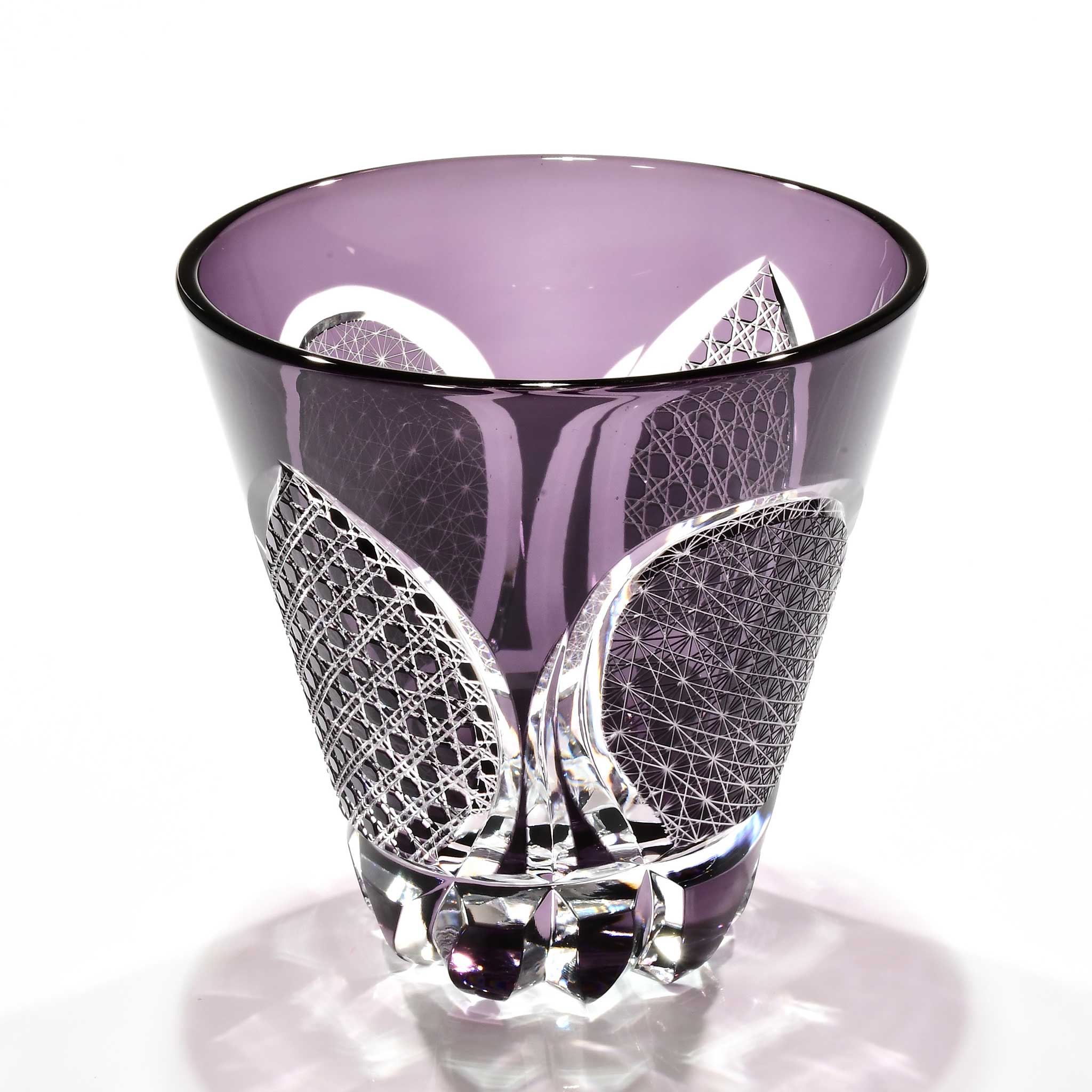 Shn-016 　華組　多目的グラス（葡萄色）