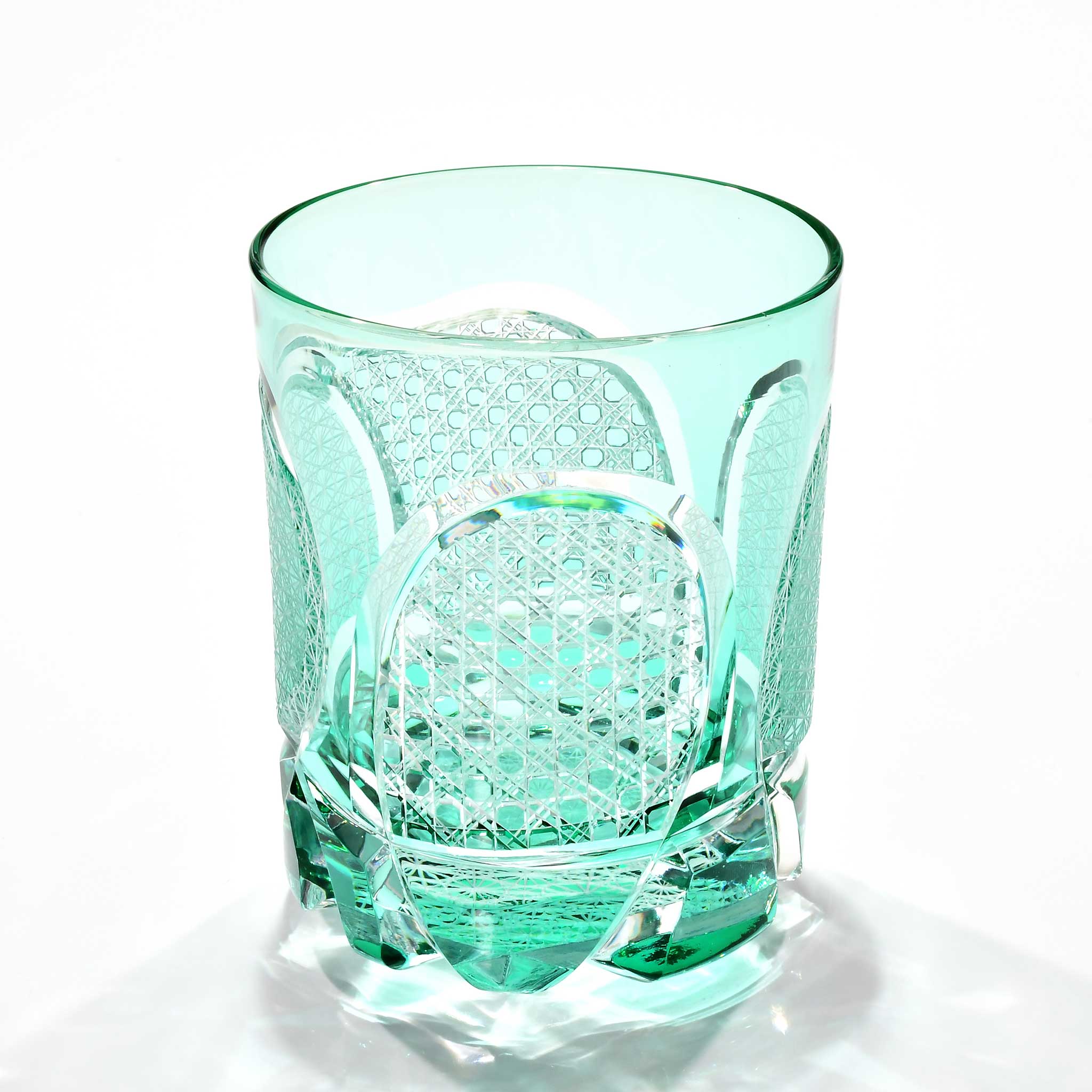 Shn-023　華組オールドグラス（翡翠色）