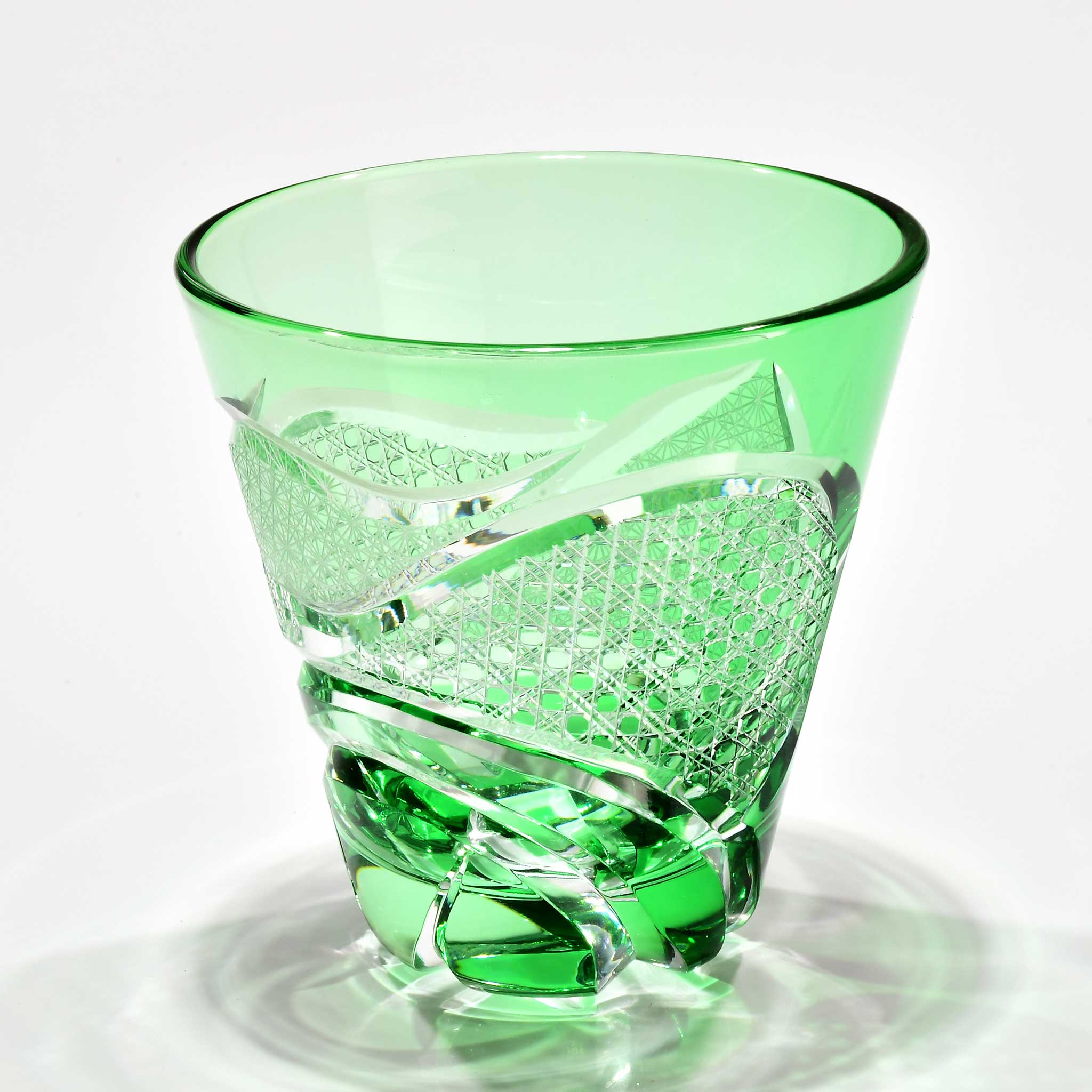 Shn-028　華組オールドグラス（緑色）