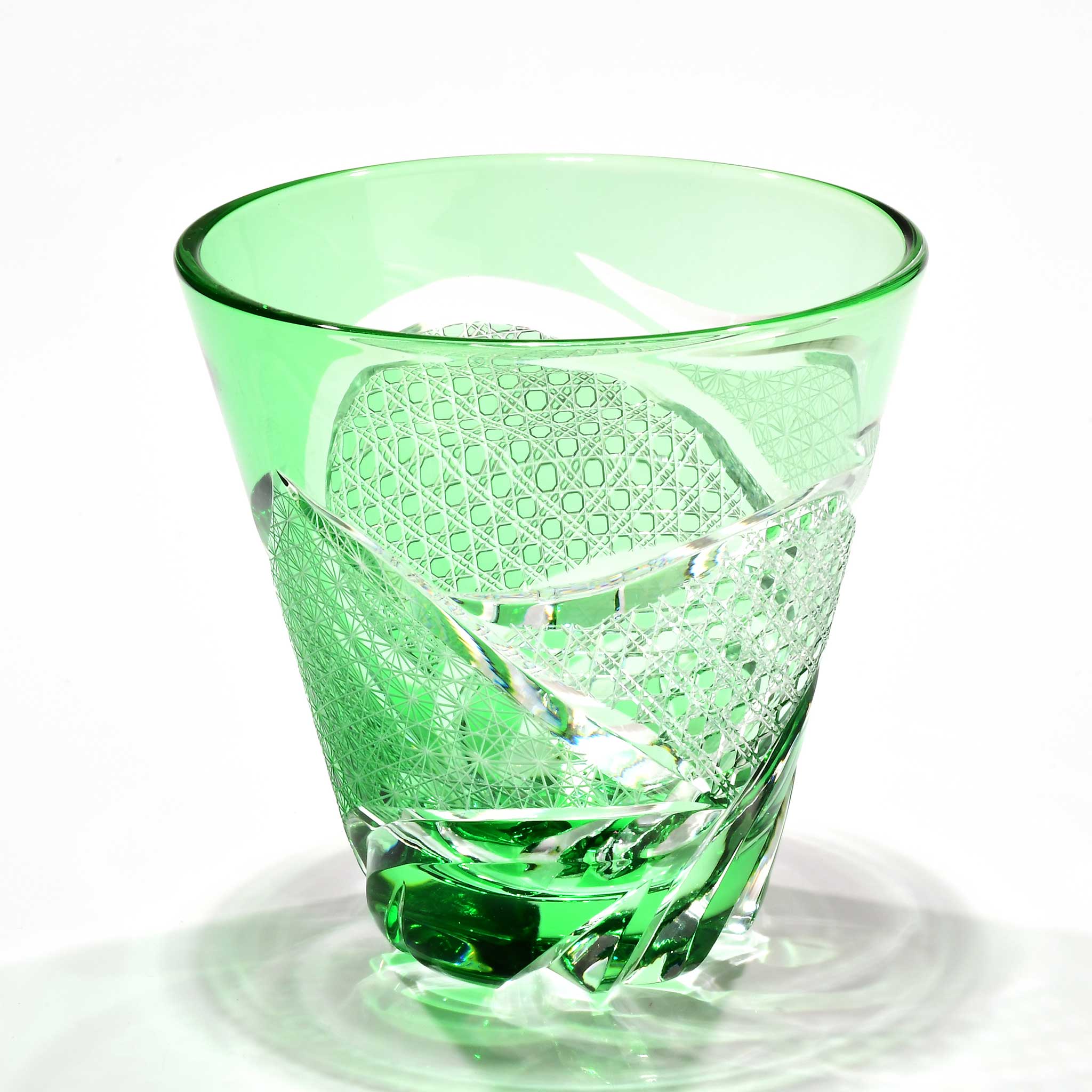 Shn-028　華組オールドグラス（緑色）