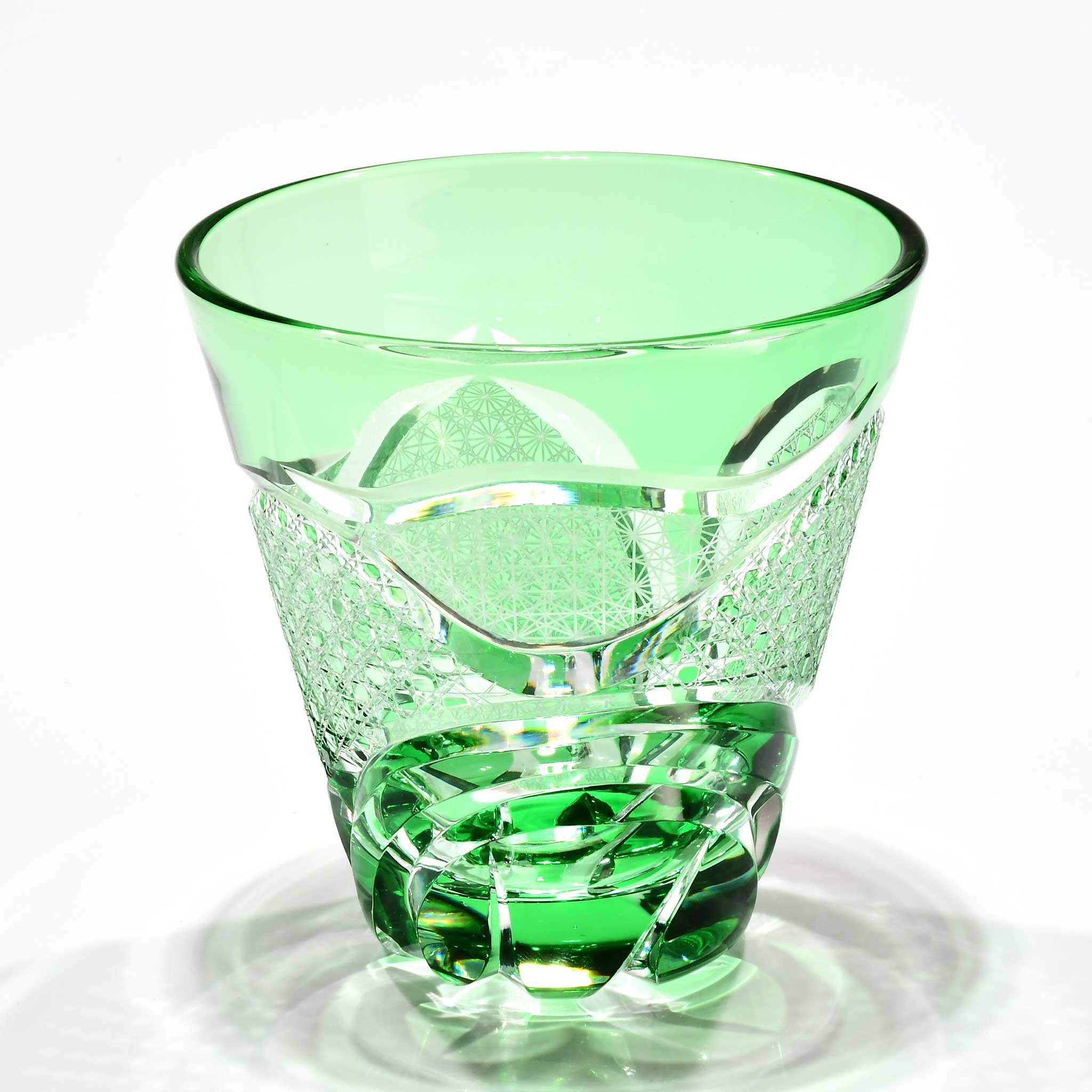 Shn-028　華組オールドグラス（緑色）