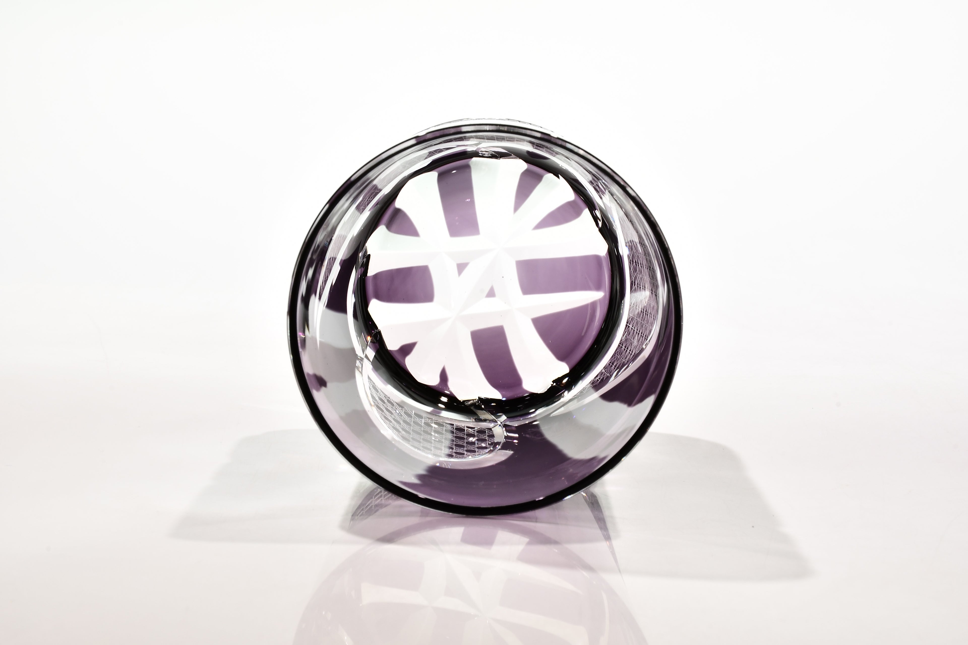 Shn-033　華組オールドグラス（葡萄色）