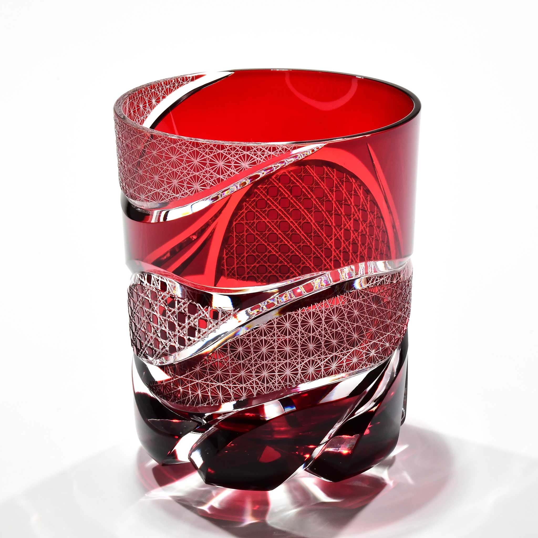 Shn-037　華組オールドグラス（紅色）