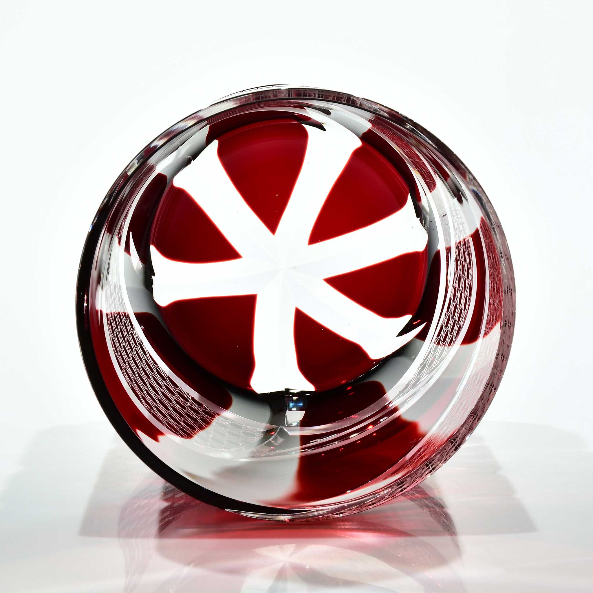 Shn-037　華組オールドグラス（紅色）