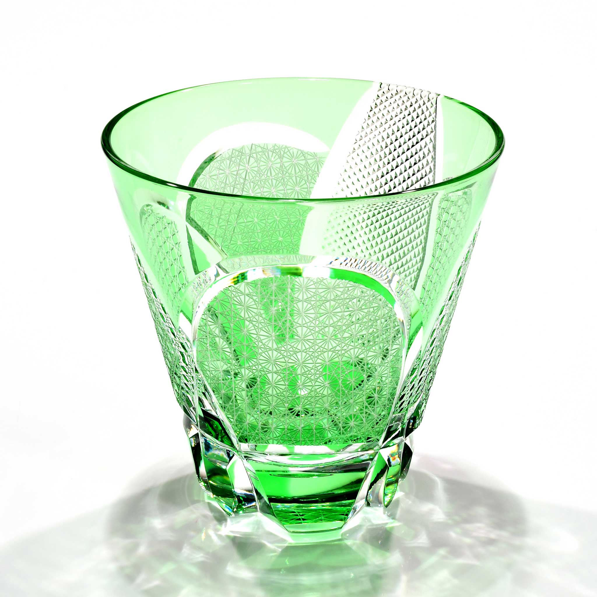 Shn-041　華組オールドグラス（緑色）