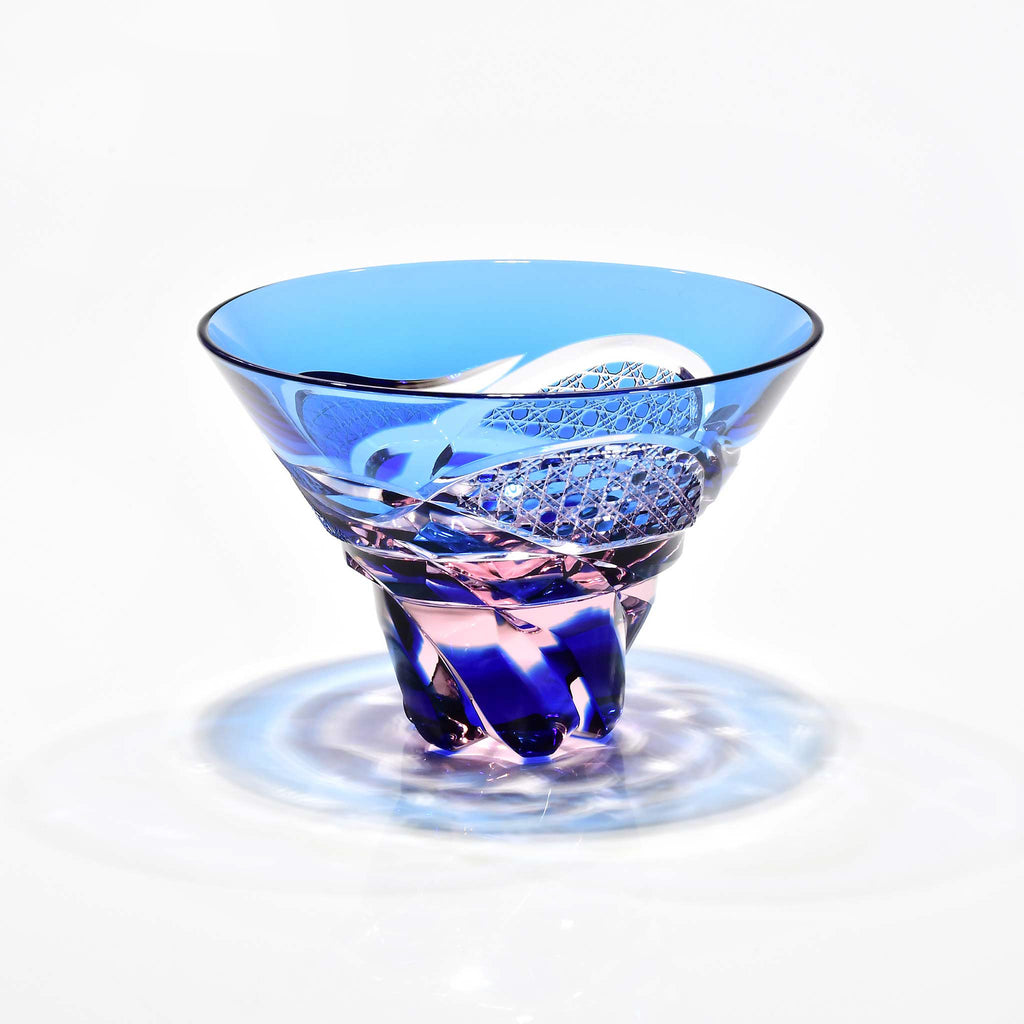 Shn-045　華組　三角盃（水色・ピンク）