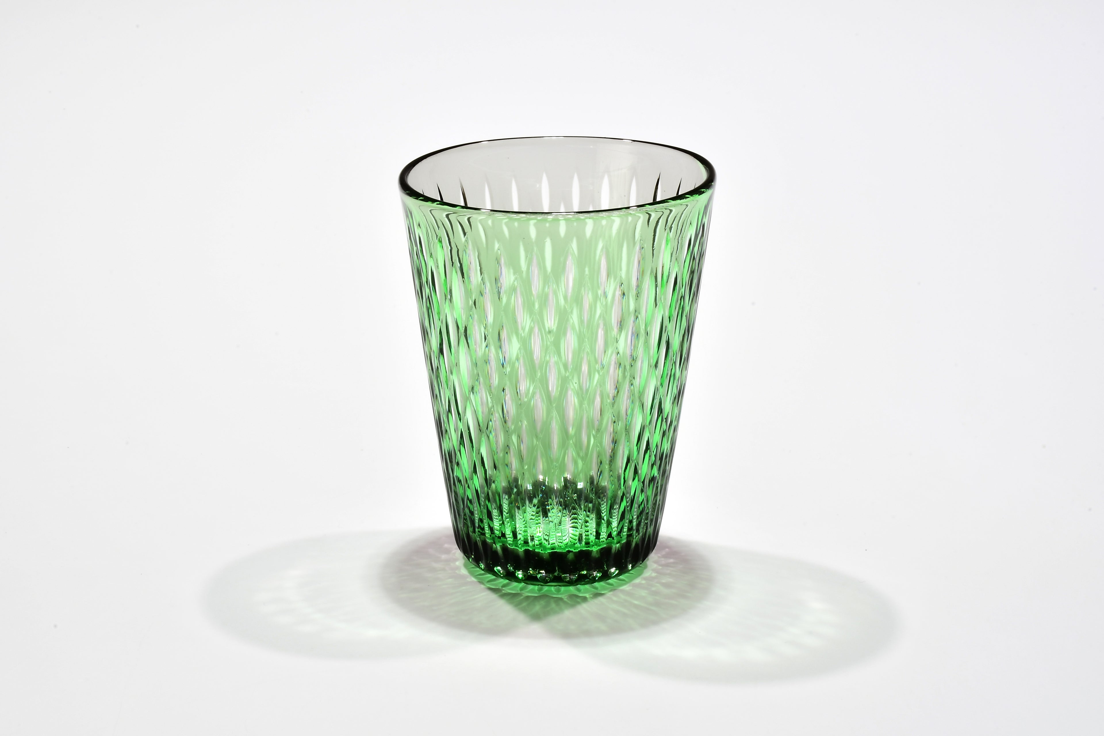 米つなぎ”一期一会”「深」コレクショングラス（緑・グレー）