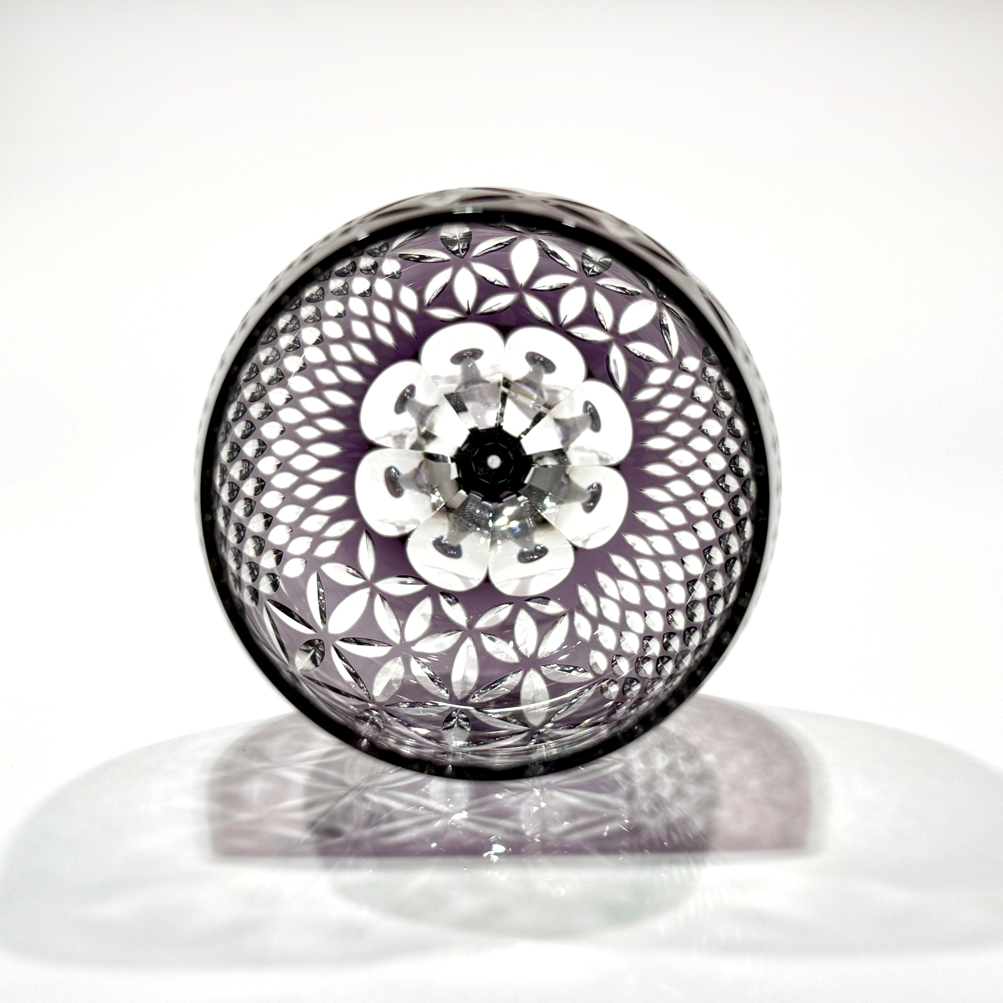 合わせ　ワイングラス（葡萄色）